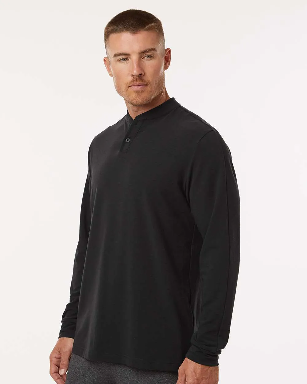 Adidas adidas - Men's Henley Long-Sleeve Tee