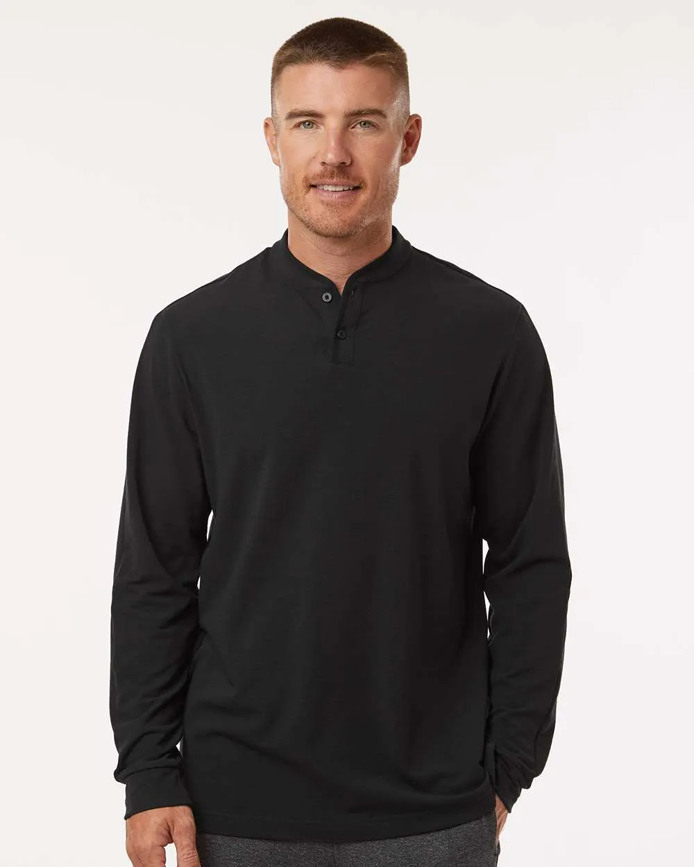 Adidas adidas - Men's Henley Long-Sleeve Tee