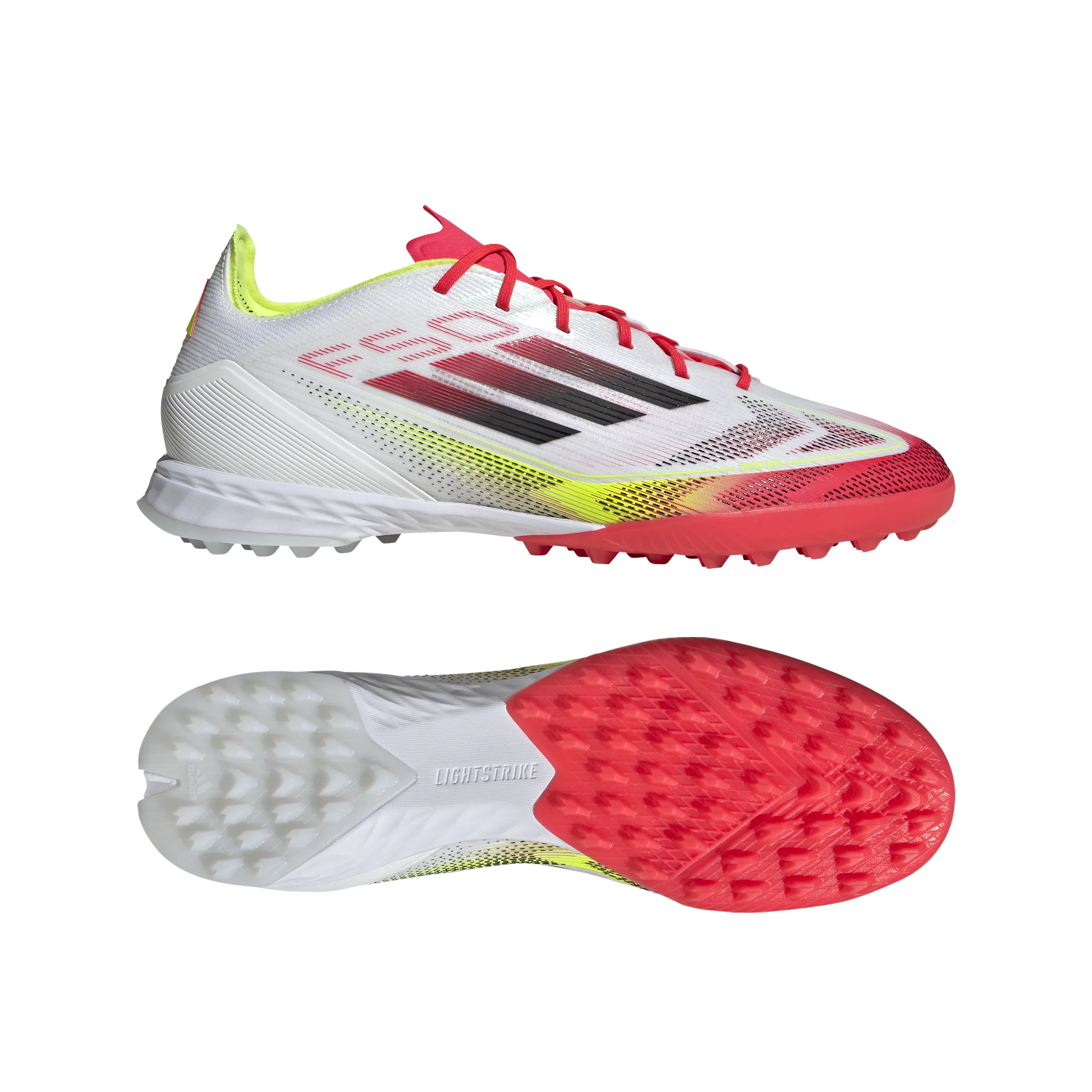 adidas F50 Pro TF Turf Shoes - ftwr white/core black/solar yellow