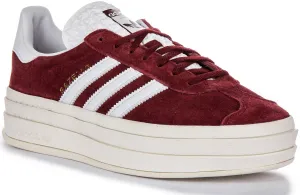 Adidas Gazelle Bold W In Burgundy For Women Shoes Adidas