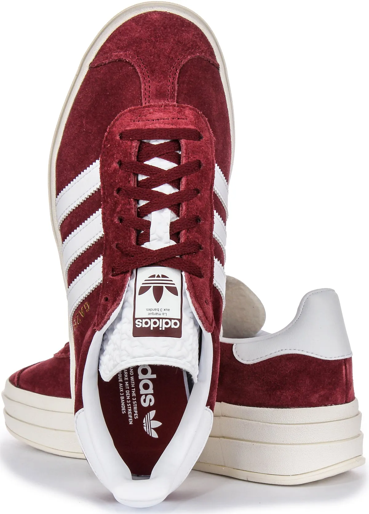 Adidas Gazelle Bold W In Burgundy For Women Shoes Adidas