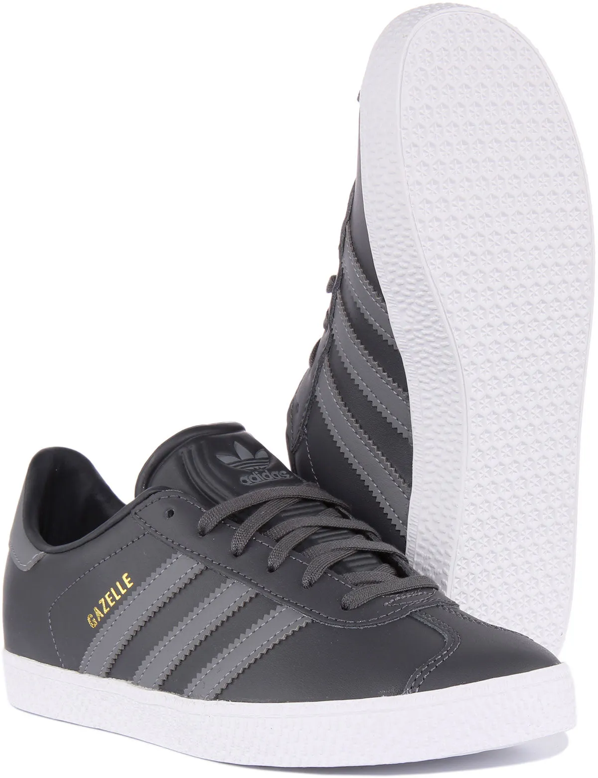 Adidas Gazelle J In Grey For Youth Shoes Adidas