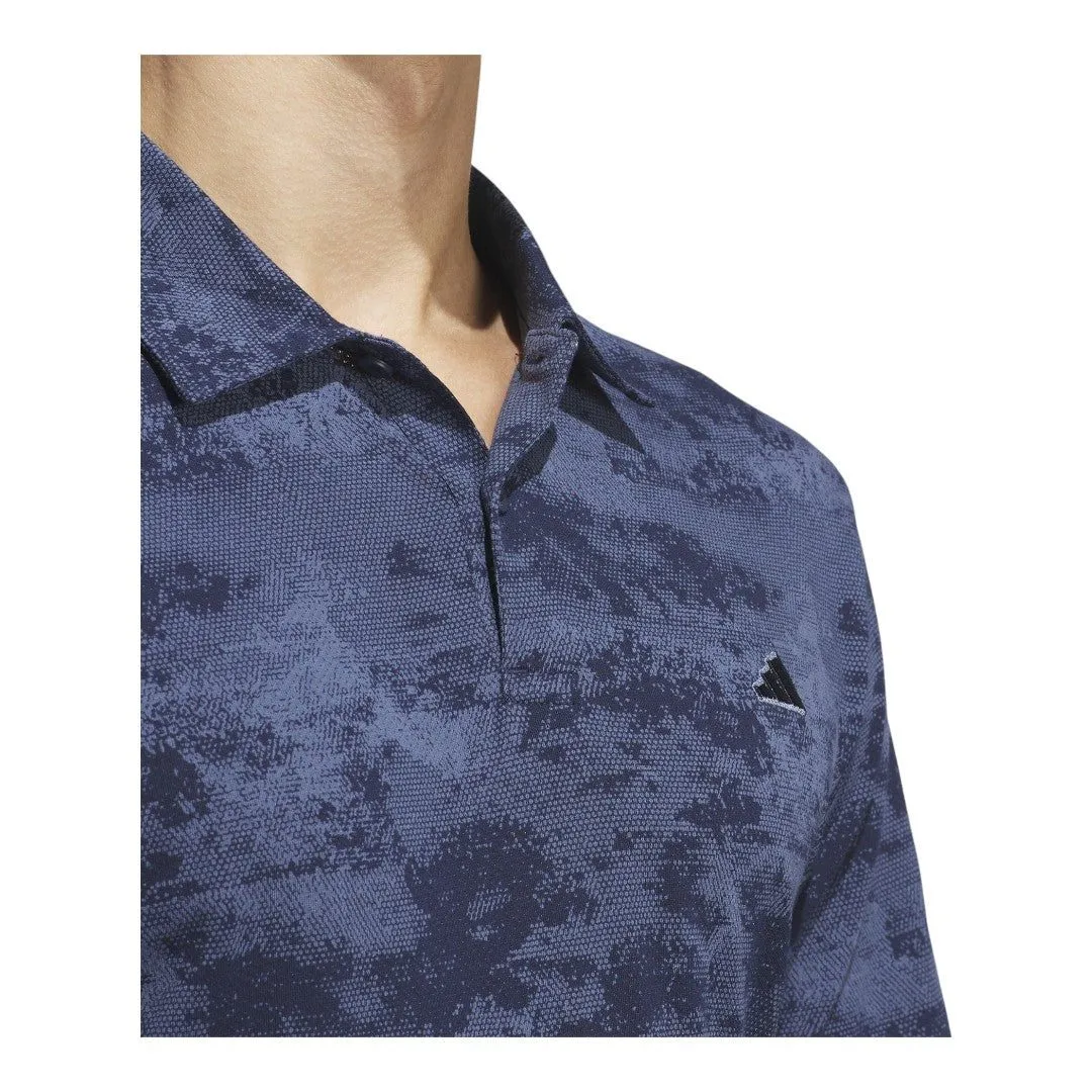 adidas Go-To Printed Mesh Golf Polo Shirt IU4428