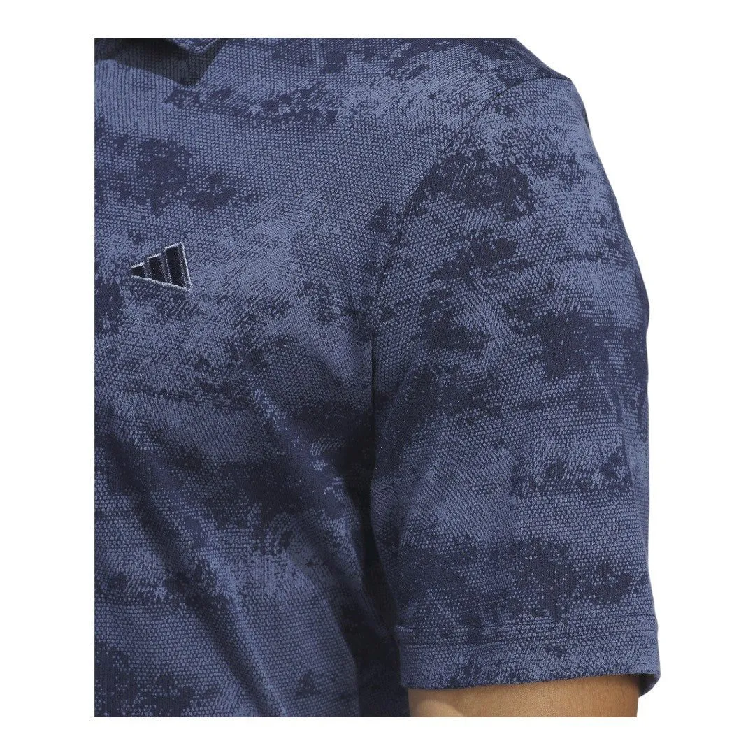 adidas Go-To Printed Mesh Golf Polo Shirt IU4428