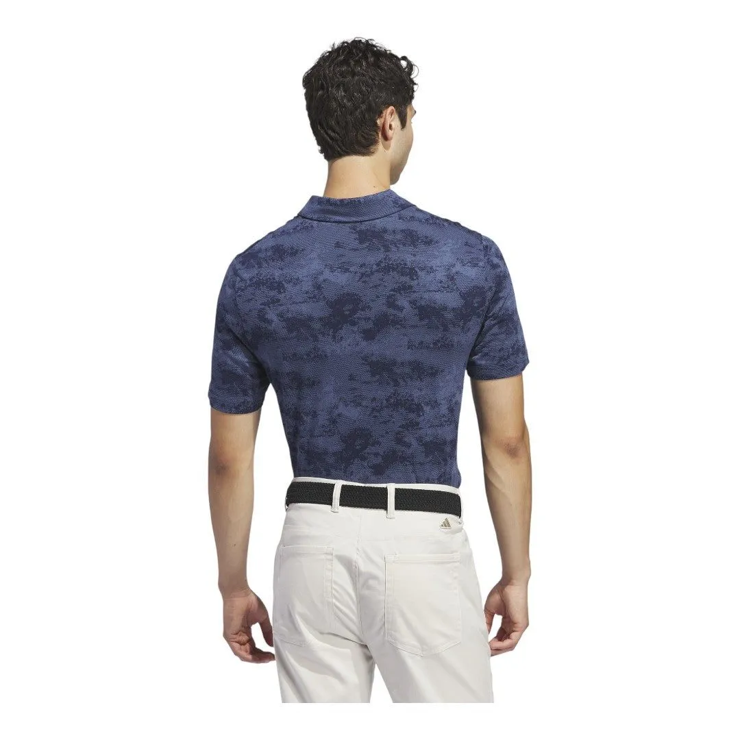 adidas Go-To Printed Mesh Golf Polo Shirt IU4428
