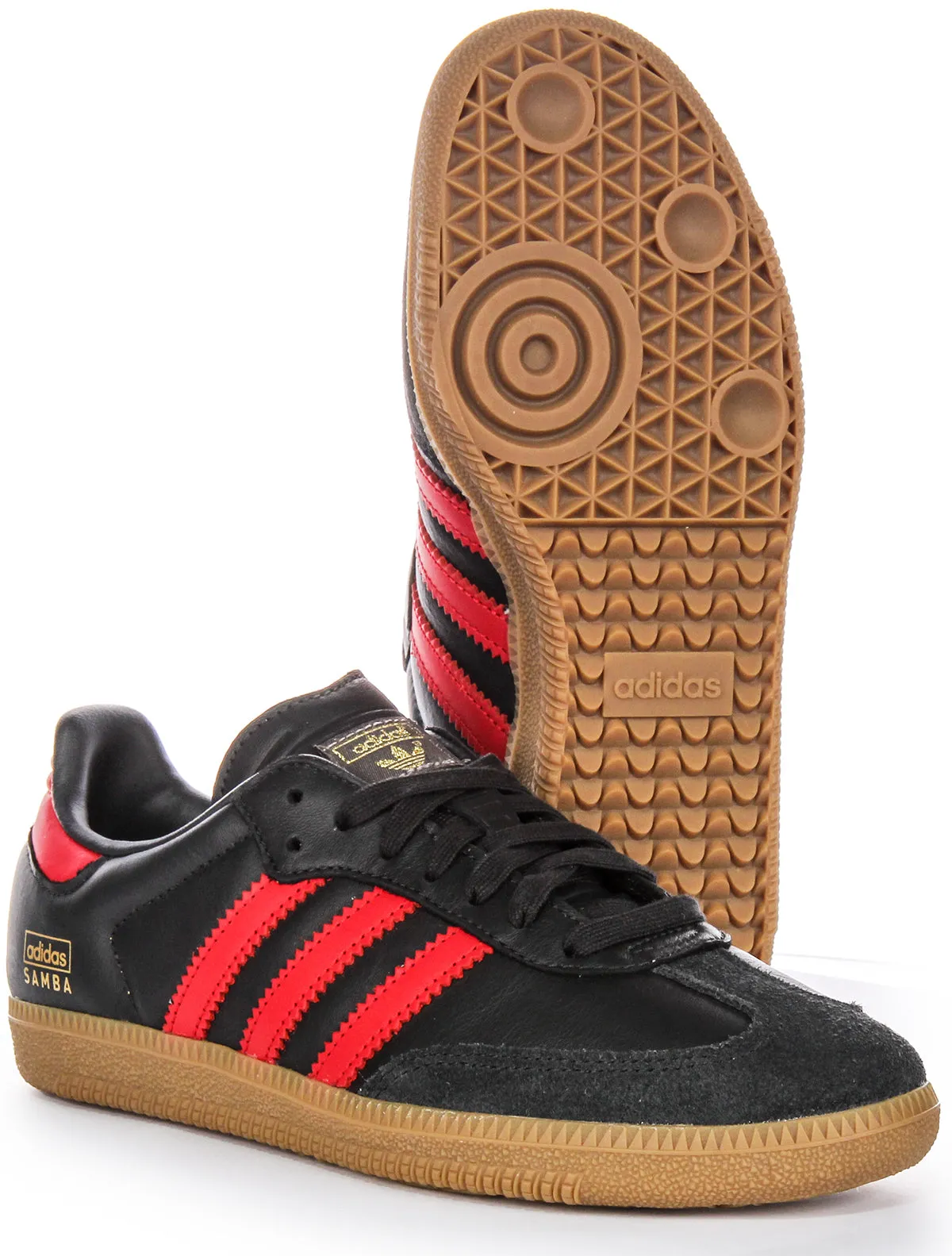 Adidas Samba OG In Black Red For Men Shoes Adidas