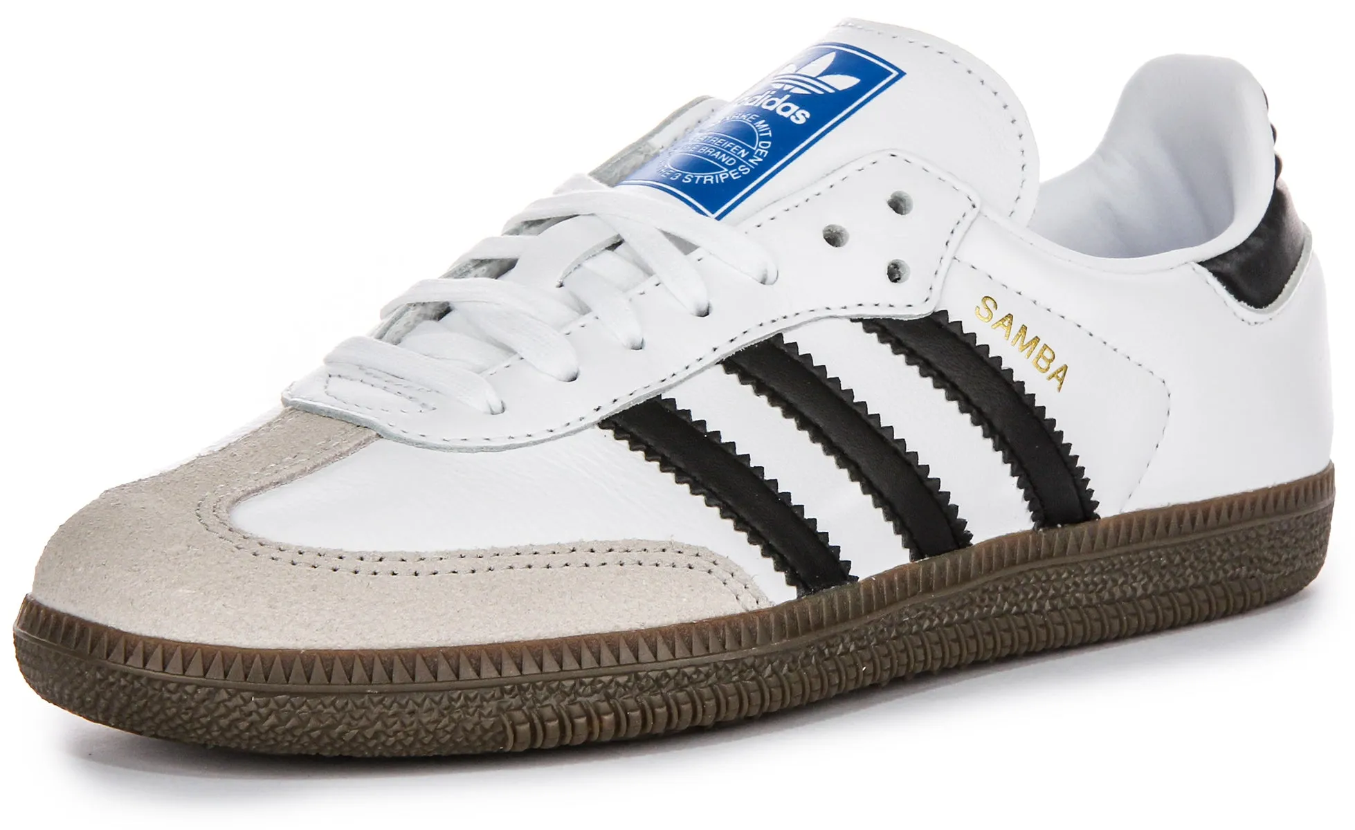Adidas Samba OG J In White Black For Youth Shoes Adidas