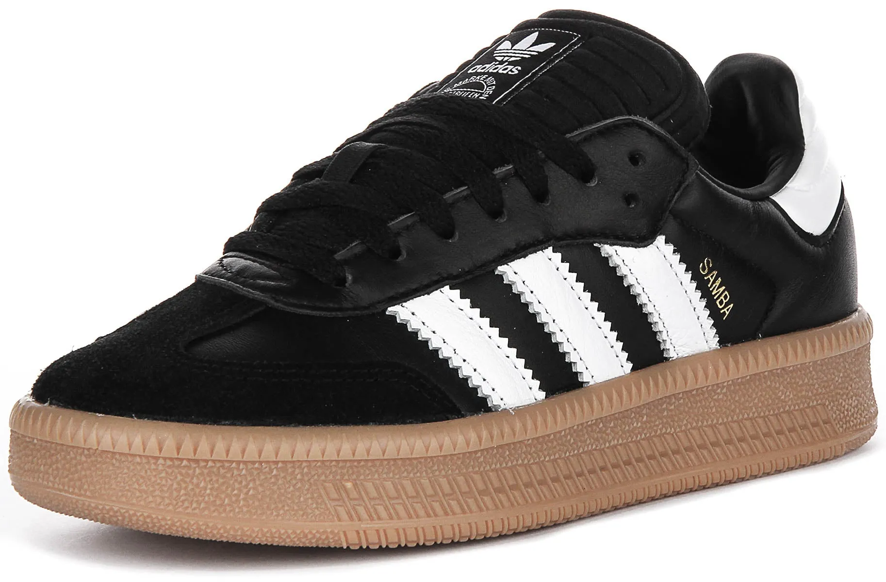 Adidas Samba XLG J In Black White For Youth Shoes Adidas