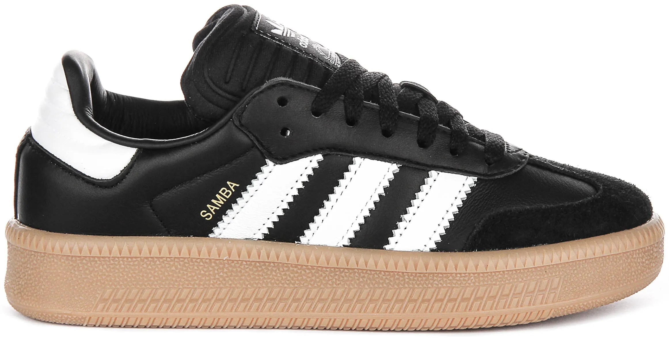 Adidas Samba XLG J In Black White For Youth Shoes Adidas