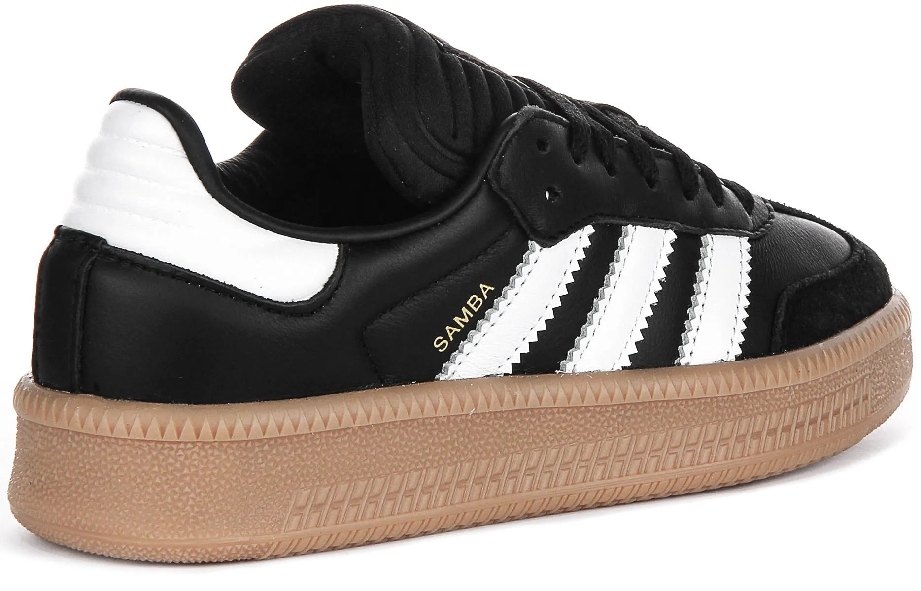 Adidas Samba XLG J In Black White For Youth Shoes Adidas