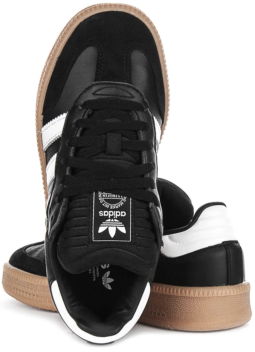 Adidas Samba XLG J In Black White For Youth Shoes Adidas