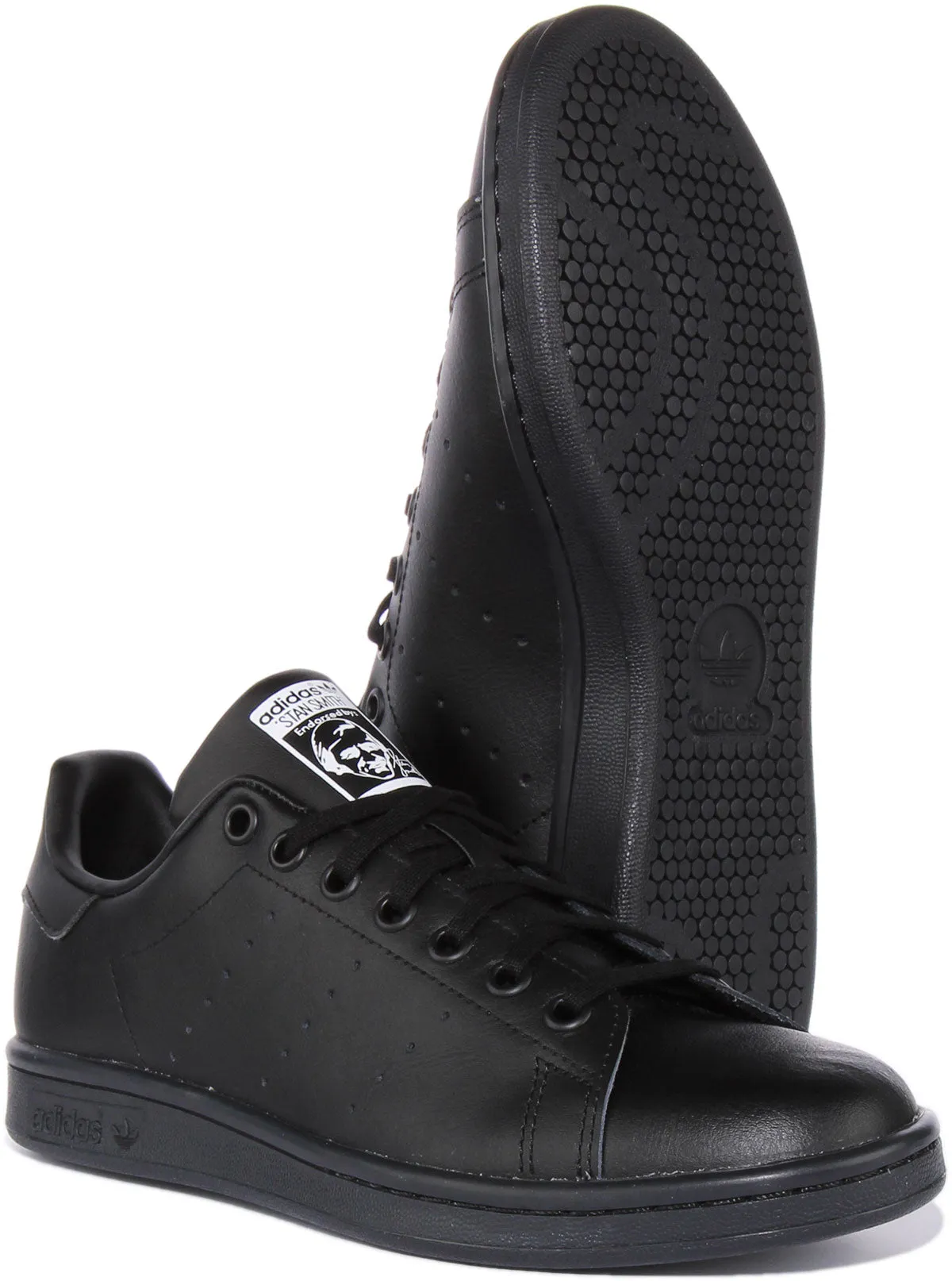 Adidas Stan Smith J In Black For Junior Shoes Adidas