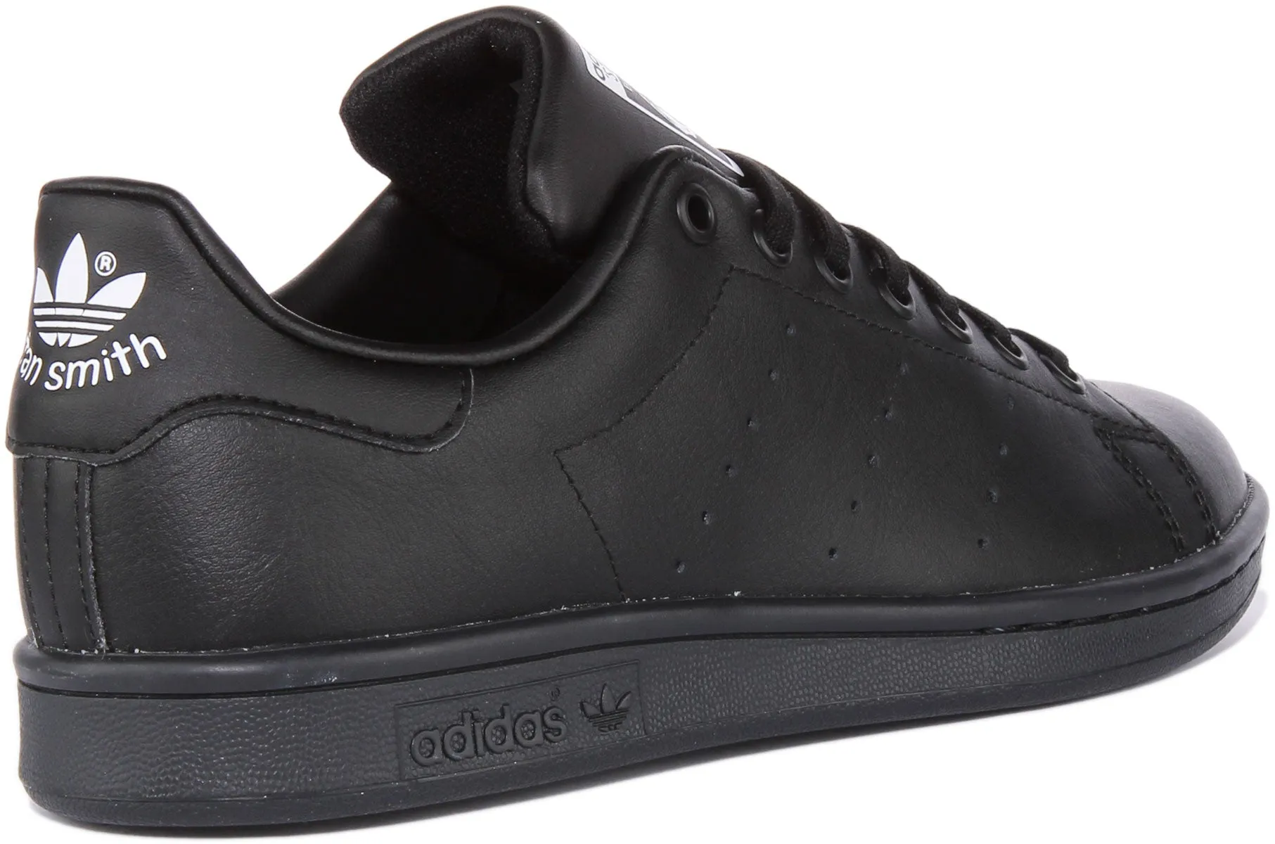 Adidas Stan Smith J In Black For Junior Shoes Adidas