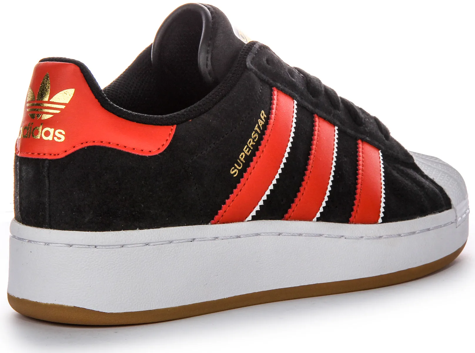 Adidas Superstar XLG In Black Red Shoes Adidas
