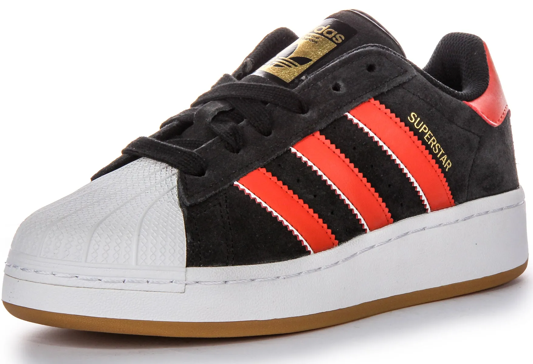 Adidas Superstar XLG In Black Red Shoes Adidas
