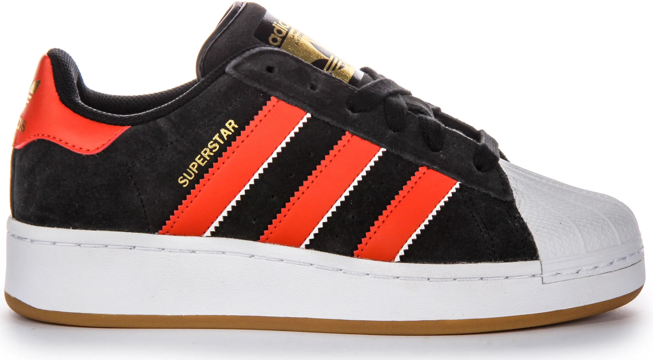 Adidas Superstar XLG In Black Red Shoes Adidas