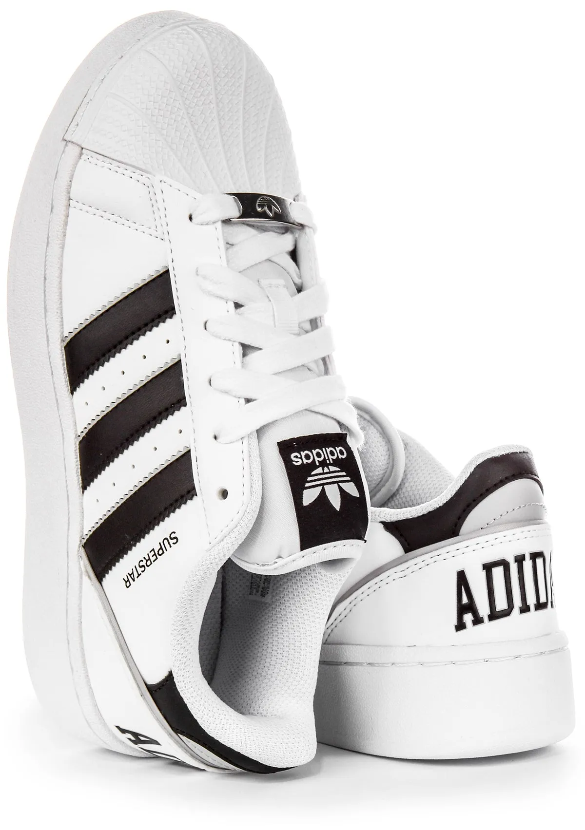 Adidas Superstar XLG In White Black For Youth Shoes Adidas