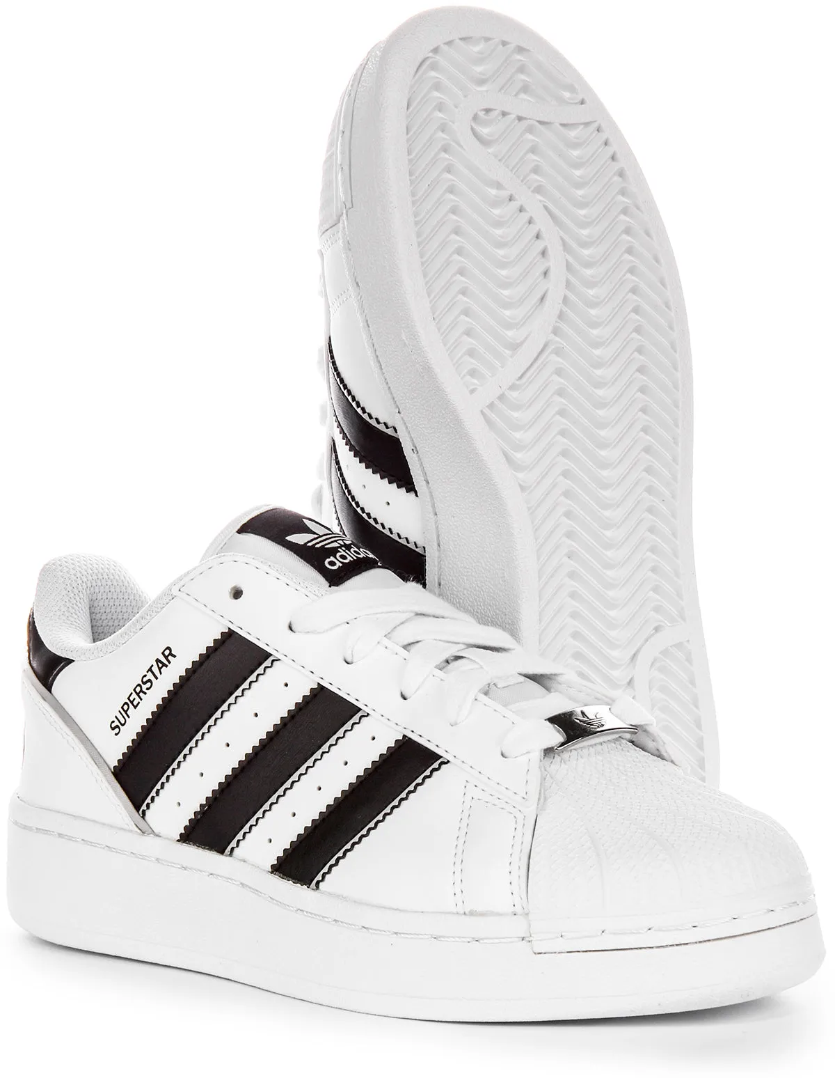 Adidas Superstar XLG In White Black For Youth Shoes Adidas