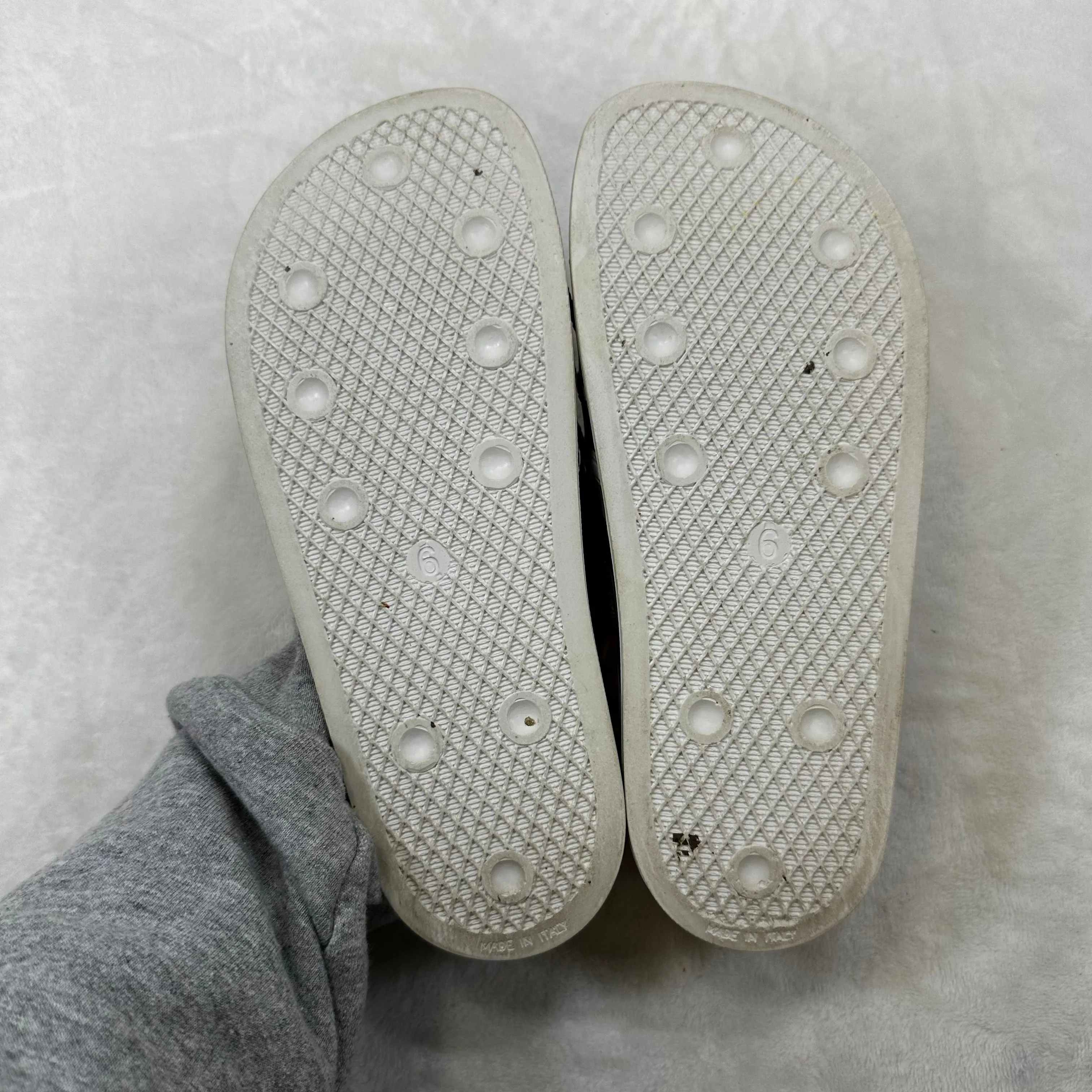 Adilette Marimekko Sandals & Slide By Adidas In Black White, Size: 7 adidas