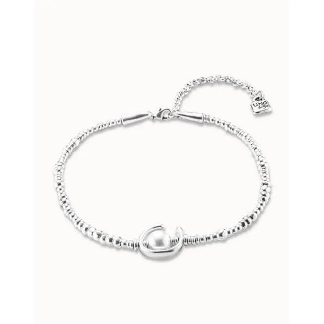 Another Round, Oh Oh Oh...! White Metal Pearl Shell Necklace Unode50 Jewelry And Accessories