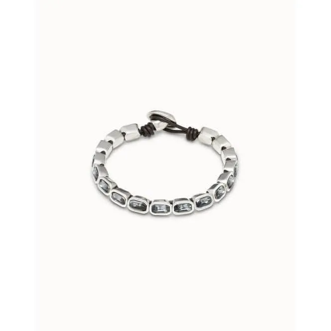 Asceplius Grey Faceted Crystal Bracelet Unode50 Jewelry And Accessories