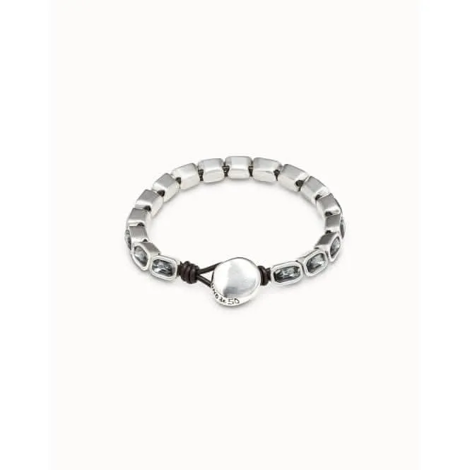 Asceplius Grey Faceted Crystal Bracelet Unode50 Jewelry And Accessories