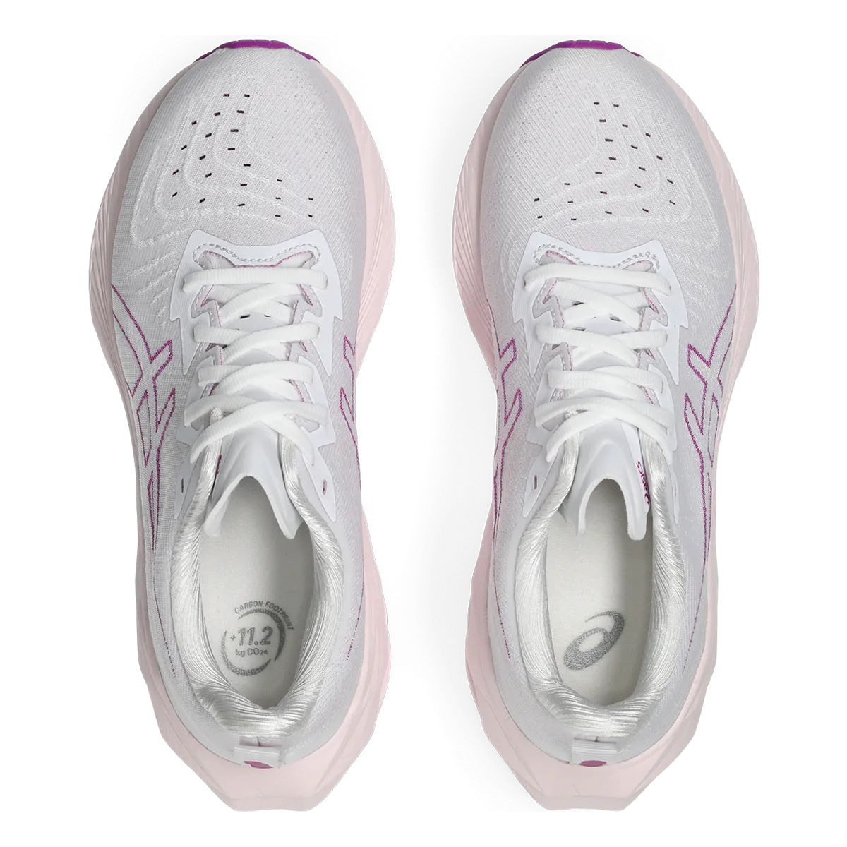 Asics Novablast 4 - White - Soothing Sea