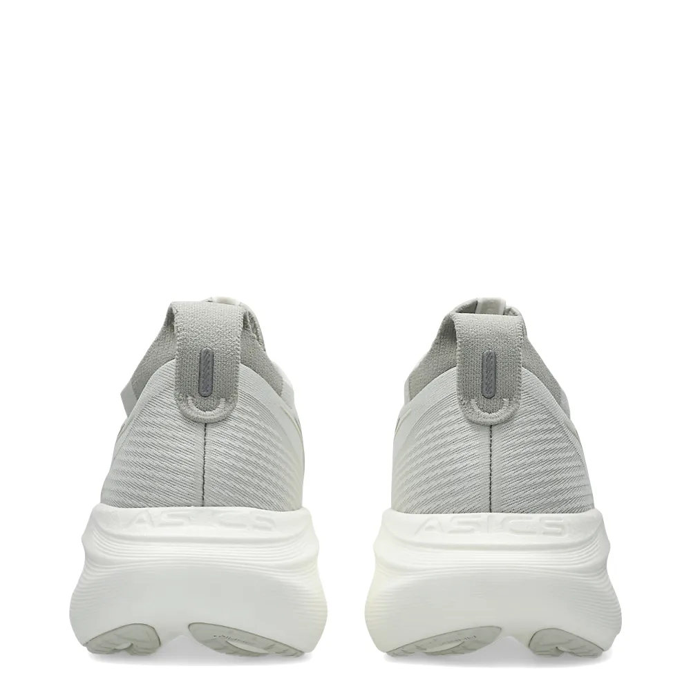 Asics Women's Gel Nimbus 27 Sneaker in Lake Grey/White Sage
