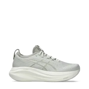 Asics Women's Gel Nimbus 27 Sneaker in Lake Grey/White Sage