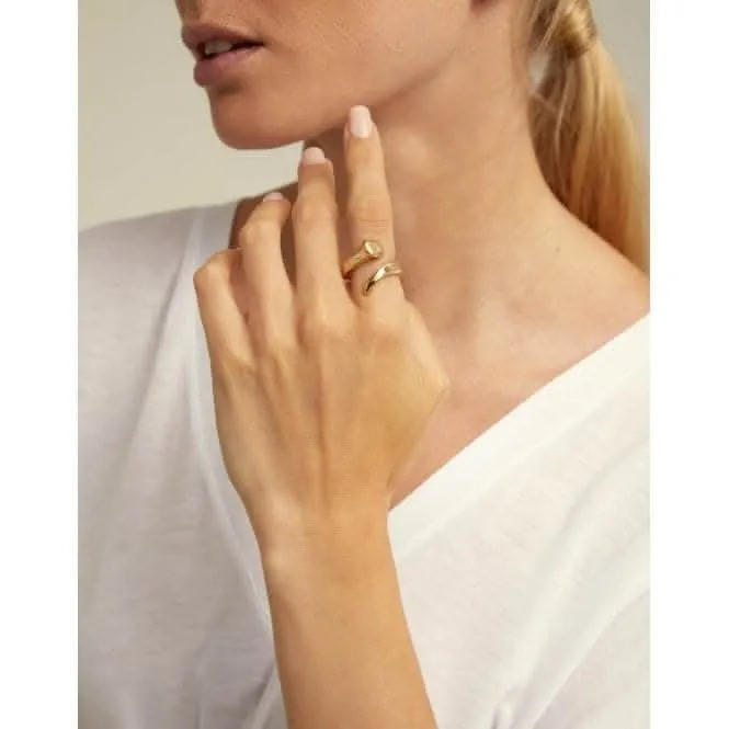 B12 Golden Metal Ring Unode50 Jewelry And Accessories
