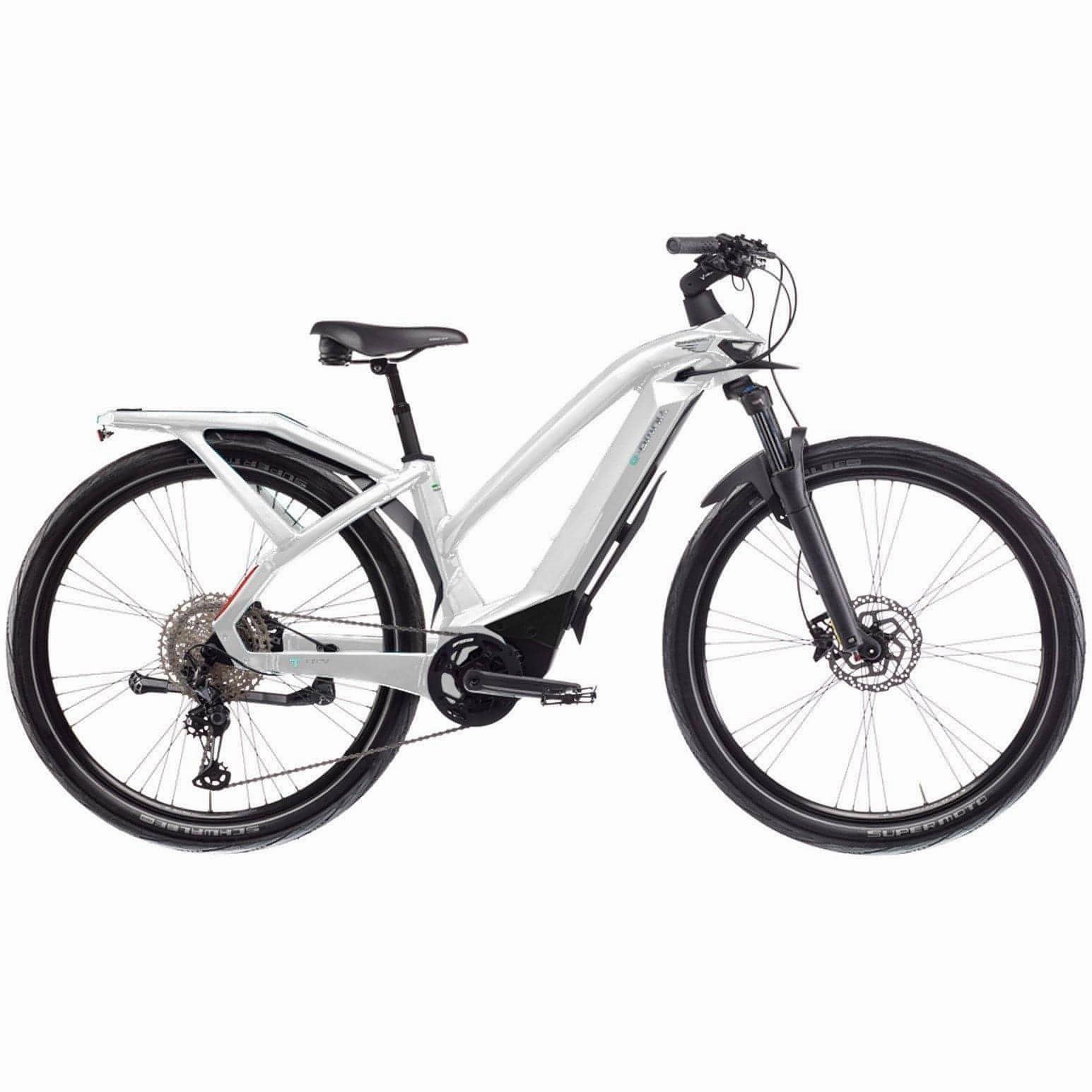Bianchi E-Omnia T Type L XT Electric Hybrid Bike 2021 - White