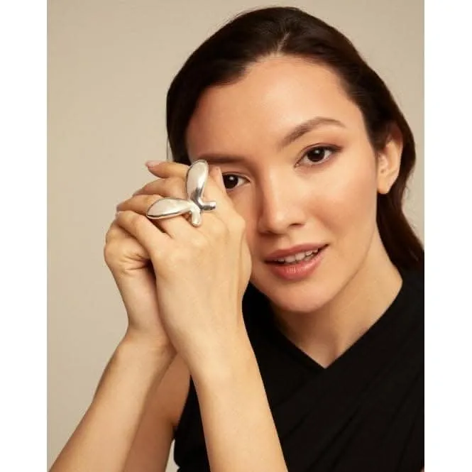 Butterfly Wings Ring ANI0795MTL000 Unode50 Jewelry And Accessories