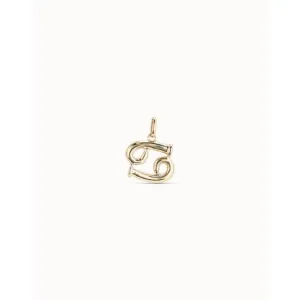 Cancer Golden Metal Charm CHA0199OROCAN0U Unode50 Jewelry And Accessories