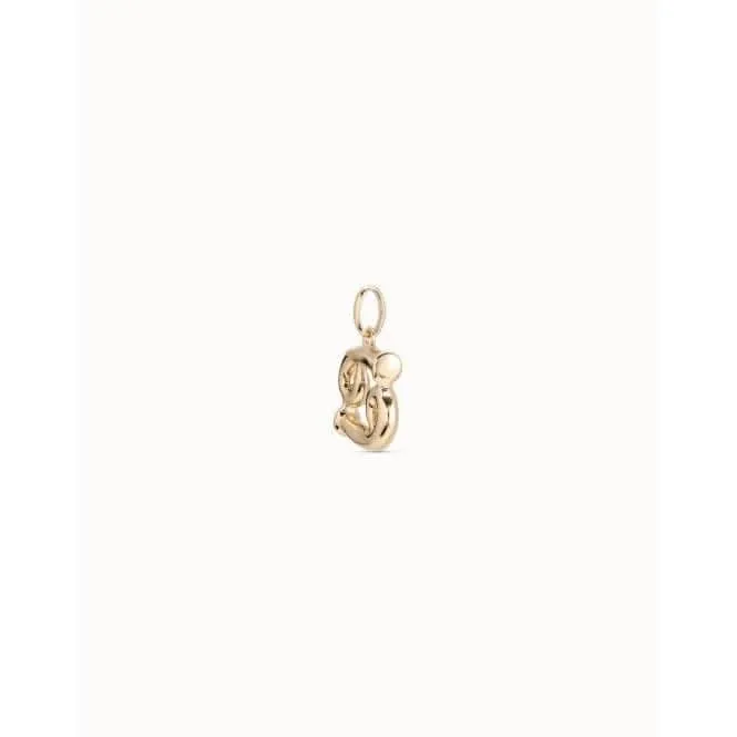 Cancer Golden Metal Charm CHA0199OROCAN0U Unode50 Jewelry And Accessories
