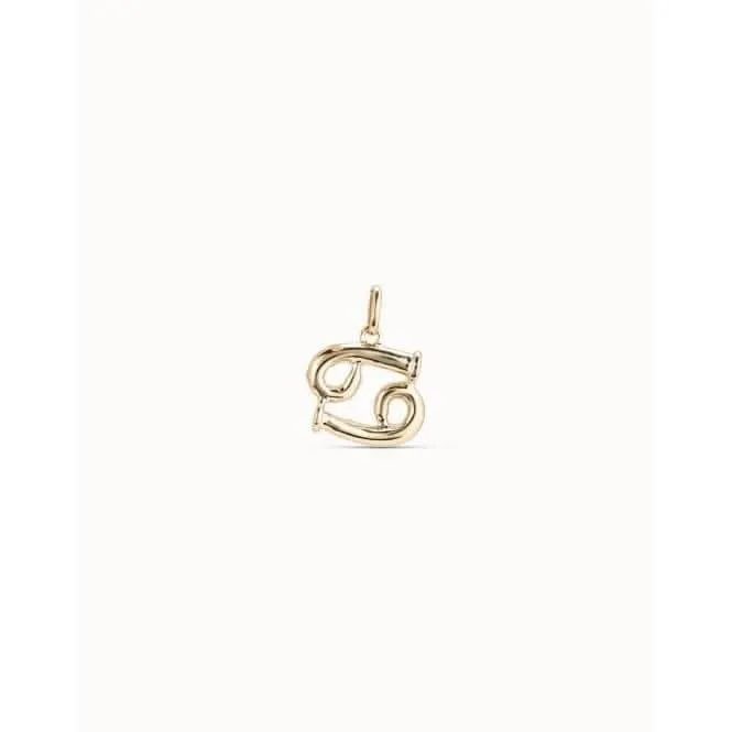 Cancer Golden Metal Charm CHA0199OROCAN0U Unode50 Jewelry And Accessories