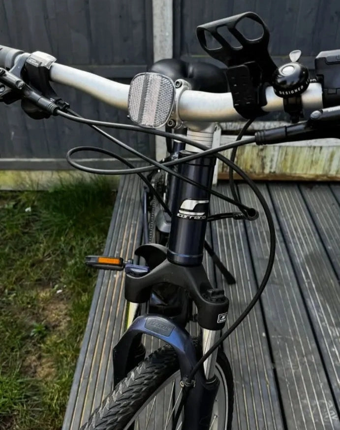 Carrera Crossfuse Mens Electric Hybrid Bike 2021
