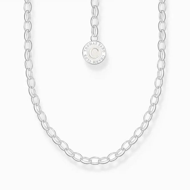 Charmista Member With Coin Sterling Silver Charm Necklace X0288-007-21-L45 Thomas Sabo Necklaces