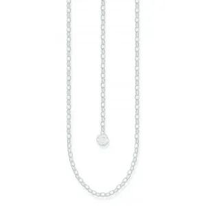 Charmista Member With Coin Sterling Silver Charm Necklace X0288-007-21-L45 Thomas Sabo Necklaces