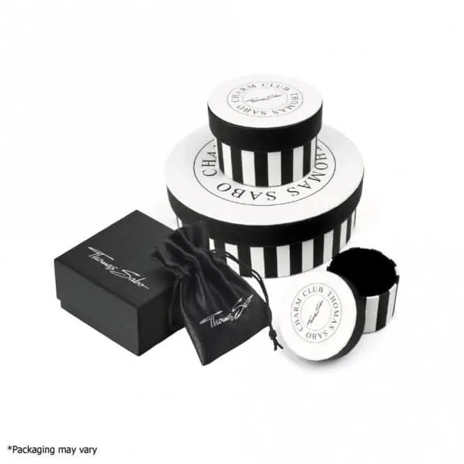 Charmista Pink Sterling Silver Enamel Coin Charm 2096-007-9 Thomas Sabo Collectable Charms