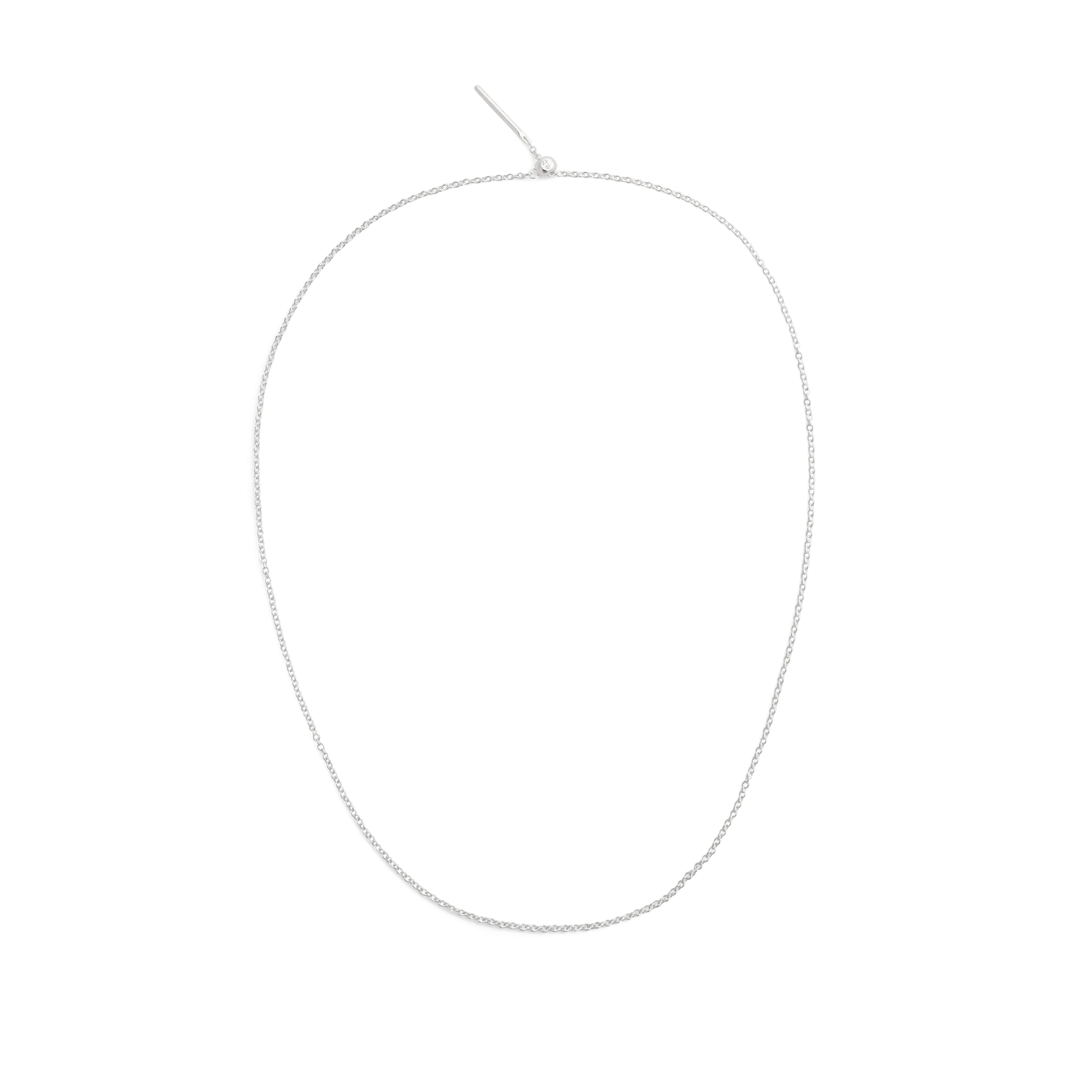 Charms Chain Necklace Sterling S925 Sterling Silver