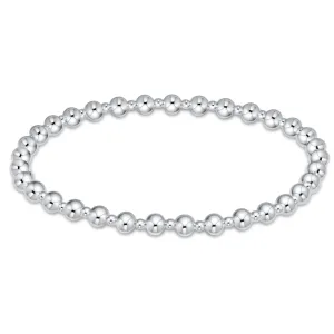 Classic Grateful Pattern 4mm Bracelet Sterling