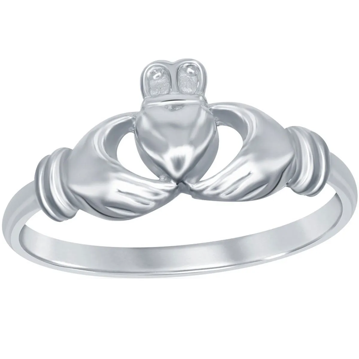 Classic Jewelry Sterling Silver Claddagh Ring - W-1800