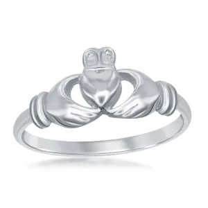 Classic Jewelry Sterling Silver Claddagh Ring - W-1800