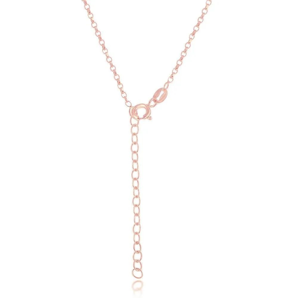Classic Jewelry Sterling Silver Rose Gold Plated 1.5mm Rolo Chain