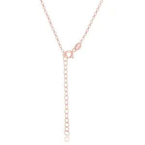 Classic Jewelry Sterling Silver Rose Gold Plated 1.5mm Rolo Chain