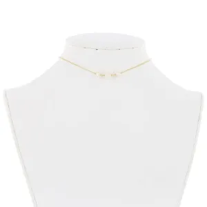 Classic Jewelry Sterling Silver Three Station FWP Choker Necklace