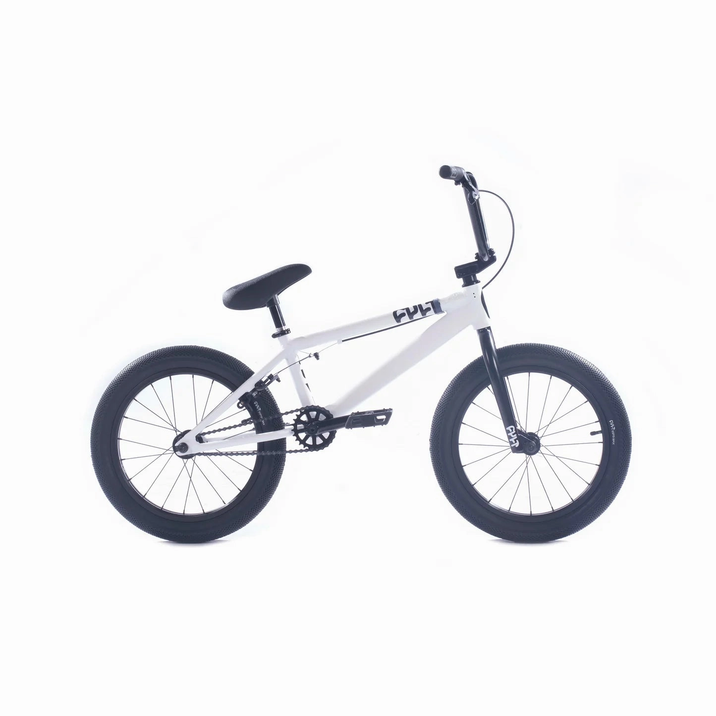 Cult 2025 Juvenile 18 Complete BMX Bike - White