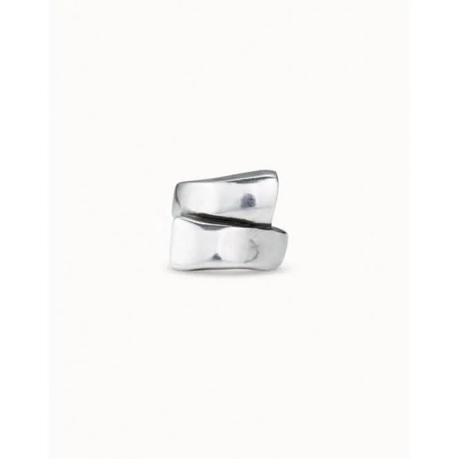 Curly Silver Metal Ring Unode50 Jewelry And Accessories