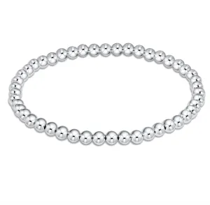 E Newton Jewelry Classic Sterling 4mm Bead Bracelet