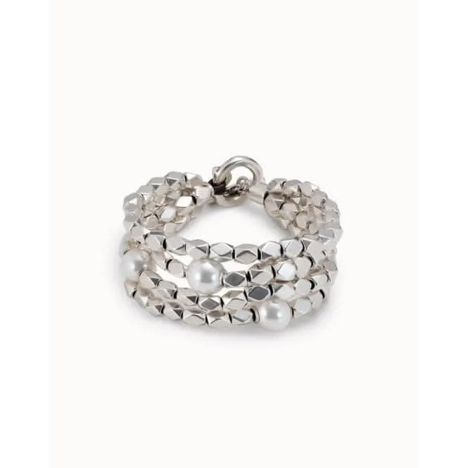 Endpearl White Metal Pearl Shell Bracelet Unode50 Jewelry And Accessories